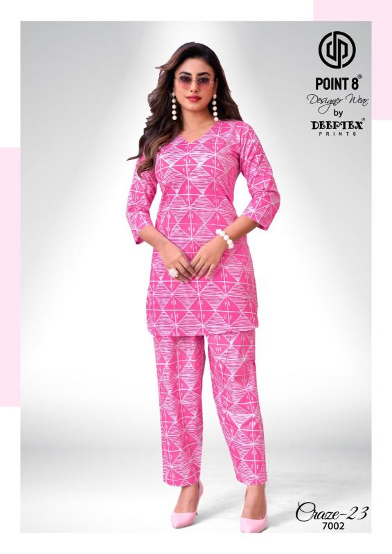 Deeptex craze vol-7 coord set wholesale for women